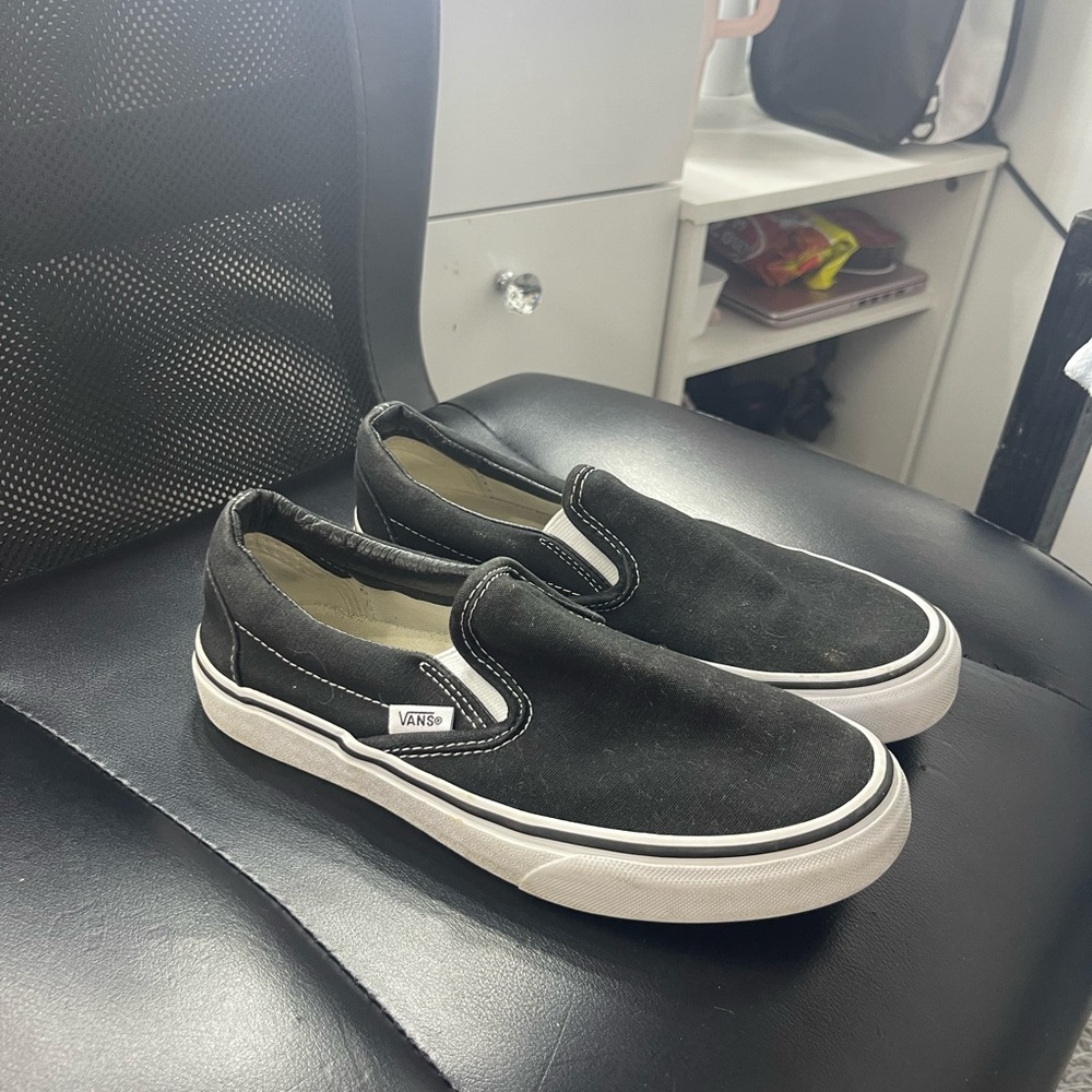 Vans Men's Black Slip-On Shoes